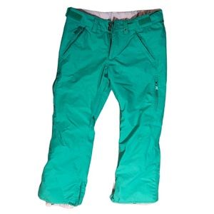 Ski/ snowboard pants, foursquare medium teal green